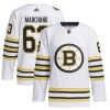 Adidas Maillot de Hockey Boston Bruins 100th Anniversary Brad Marchand 2023-24 Blanc Authentic - Homme Adidas Maillot de Hockey Boston Bruins 100th Anniversary Brad Marchand 2023-24 Blanc Authentic - Homme